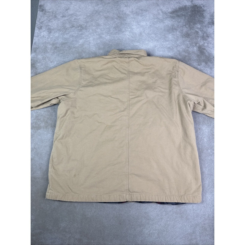 Carhartt Fleece Lined Shirt Jacket Snap Front Men's Size 3XL Tan - Picture 13 of 13